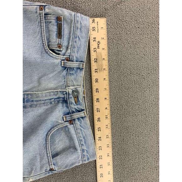 Vintage Calvin Klein Jeans Women 10 Blue Denim Super Slim Enzyme Wash USA Made - Picture 6 of 13